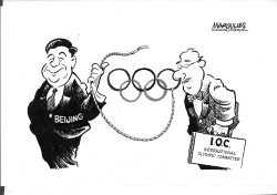 Beijing and the I.O.C. by Jimmy Margulies