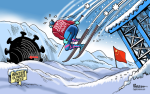 Beijing Olympics and covid by Paresh Nath