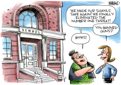 PROTECTING OUR SCHOOLS by Dave Whamond