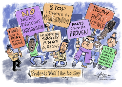 PROTESTING PROTESTS by Guy Parsons