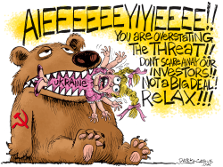 OVERSTATING THE UKRAINE THREAT by Daryl Cagle