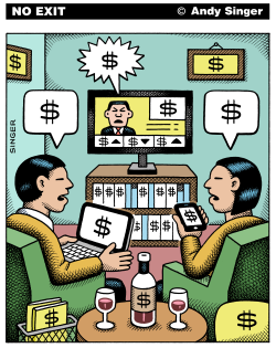 MONEY TALK by Andy Singer