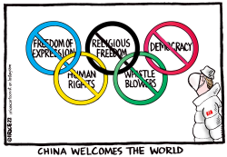 CHINA WELCOMES THE WORLD by Ingrid Rice
