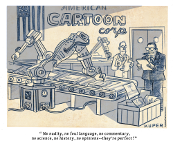 CARTOON CENSORSHIP by Peter Kuper