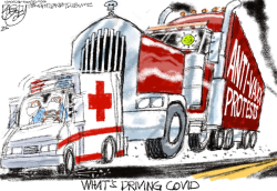 CANADIAN TRUCKERS by Pat Bagley
