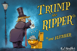 TRUMP THE RIPPER AND FLUSHER by Ed Wexler