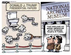 FLUSHED ARCHIVES by Steve Sack