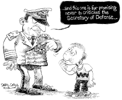 RUMSFELD AND MEDALS by Daryl Cagle