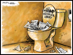 TRUMP'S GOLD TOILET OF SHAME by J.D. Crowe