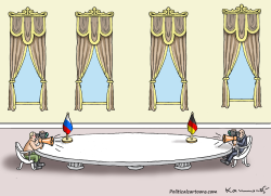 SCHOLZ IN MOSCOW by Marian Kamensky