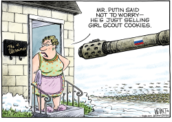 PUTIN'S GIRL SCOUTS by Christopher Weyant