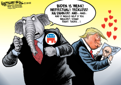 GOP PUTIN PROBLEM by Kevin Siers