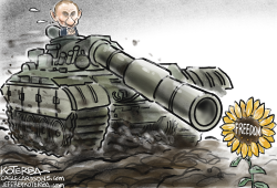 PUTIN INVADES UKRAINE by Jeff Koterba
