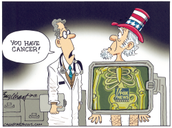CANCEROUS NEWS CHANNEL by Bob Englehart