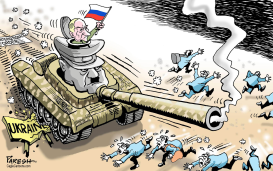 PUTIN INVADES UKRAINE by Paresh Nath