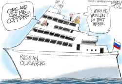 OLIGARCH YACHTS  by Pat Bagley