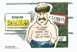 RUSSIAN ECONOMY FALTERS by Jimmy Margulies
