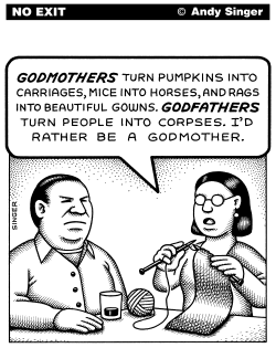 GODMOTHERS VERSUS GODFATHERS by Andy Singer