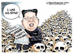 PUTIN AND KIM RUTHLESS by Dave Granlund