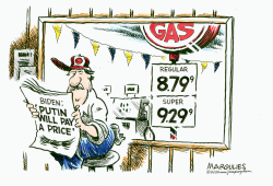 UKRAINE INVASION AND GAS PRICES by Jimmy Margulies
