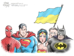 UKRANIAN SUPERHEROES  by Dick Wright