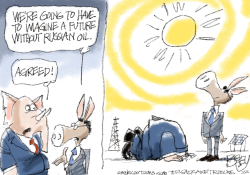 DON’T LOOK UP by Pat Bagley