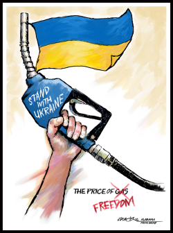 STAND AND PUMP FOR UKRAINE by J.D. Crowe