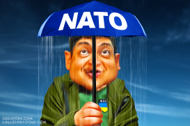 NATO UMBRELLA by Bart van Leeuwen
