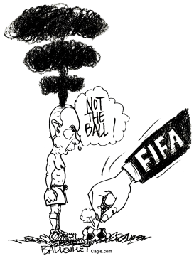 NO SOCCER WORLD CUP FOR RUSSIA by Pierre Ballouhey
