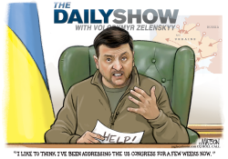 THE DAILY SHOW WITH VOLODYMYR ZELENSKYY by R.J. Matson