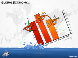 GLOBAL ECONOMY by Osama Hajjaj