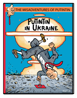 PUTIN-TIN IN UKRAINE by Peter Kuper