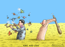 ABEL AND CAIN by Marian Kamensky
