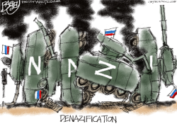 PUTIN IS OUR HITLER by Pat Bagley