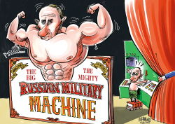 THE RUSSIAN MILITARY MACHINE by Dave Whamond