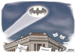 CALL ALL HEROES AT THE JUSTICE DEPT by R.J. Matson