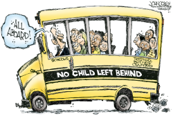 NO CHILD LEFT BEHIND TESTING   by John Cole