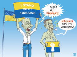 STAND WITH UKRAINE by NEMØ