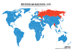 RED STATES AND BLUE STATES 2022 by R.J. Matson