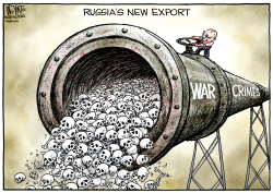 RUSSIA'S NEW EXPORT by Christopher Weyant