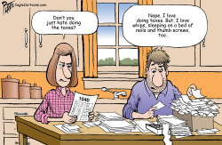 DOING TAXES by Bruce Plante