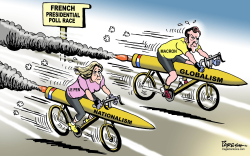 FRENCH POLL RACE by Paresh Nath