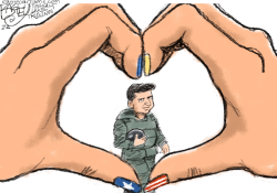 ZELENSKYY COURAGE by Pat Bagley