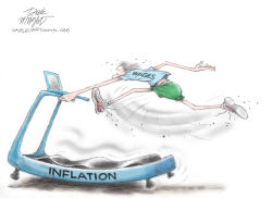 WAGES OVERRUN BY INFLATION by Dick Wright