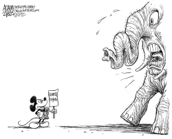 THE VERY SCARY MOUSE by Adam Zyglis