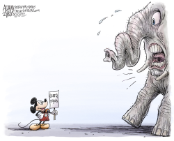 THE VERY SCARY MOUSE by Adam Zyglis