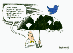 ELON MUSK BUYS TWITTER by Jimmy Margulies