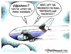US AIRLINE MANDATES by Dave Granlund