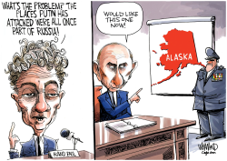RAND PAUL RATIONALIZING RUSSIAN INVASION by Dave Whamond