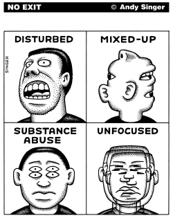 DISTURBED MIXED UP by Andy Singer